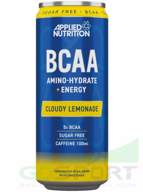 Жидкие BCAA APPLIED NUTRITION BCAA - Functional Drink CANS 330 мл, Облачный Лимонад Жидкие BCAA APPLIED NUTRITION BCAA - Functional Drink CANS 330 мл, Облачный Лимонад