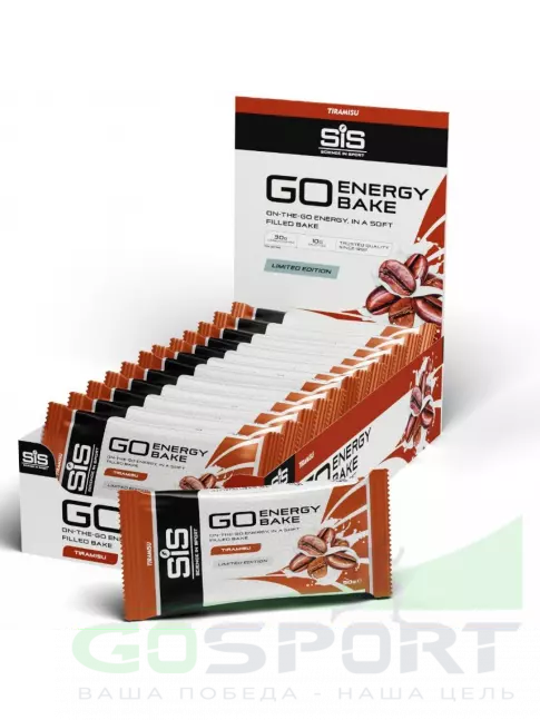 Энергетический батончик SCIENCE IN SPORT (SiS) GO Energy Bake 12 х 50 г, Тирамису Энергетический батончик SCIENCE IN SPORT (SiS) GO Energy Bake 12 х 50 г, Тирамису