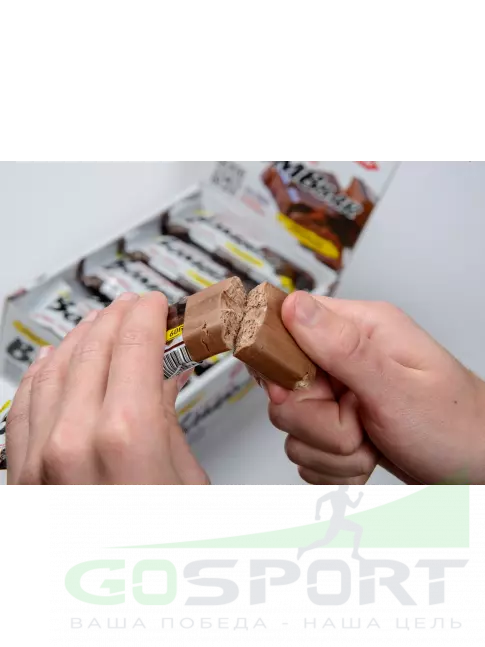 Протеиновый батончик BombBar Protein Bar 14 x 60 г, Двойной шоколад Протеиновый батончик BombBar Protein Bar 14 x 60 г, Двойной шоколад