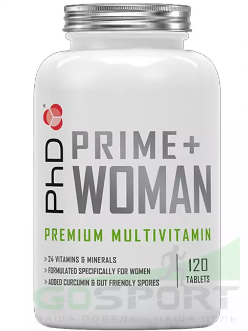 Витаминный комплекс PhD Nutrition PHD VMS MULTIVITAMIN PRIME WOMAN 120 таблеток