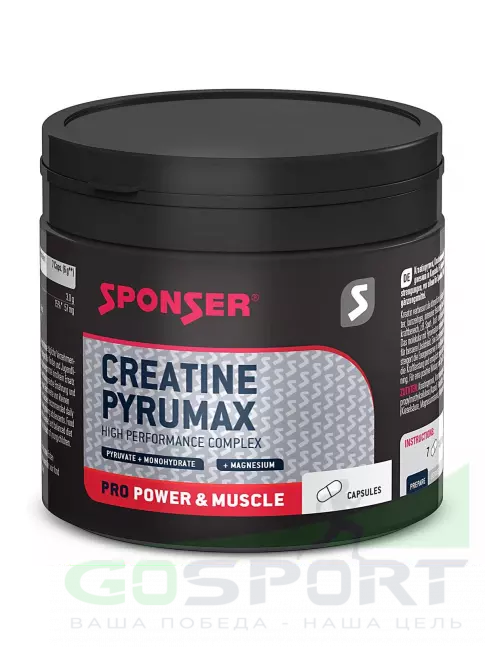 Креатин Pyruvate SPONSER CREATINE PYRUMAX 280 капсул Креатин Pyruvate SPONSER CREATINE PYRUMAX 280 капсул