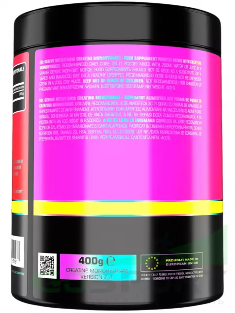 Креатин моногидрат Genius Nutrition Creatine Monohydrate 3000 mg 400 г, Без вкуса Креатин моногидрат Genius Nutrition Creatine Monohydrate 3000 mg 400 г, Без вкуса