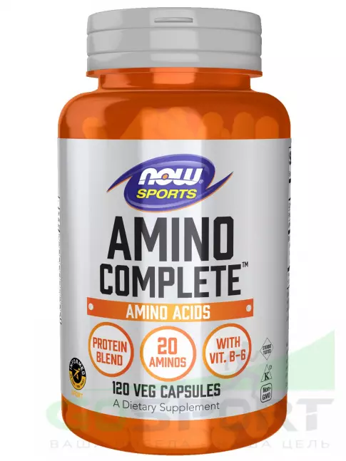 Аминокислоты NOW Foods Amino Complete 120 веган капсул Аминокислоты NOW Foods Amino Complete 120 веган капсул