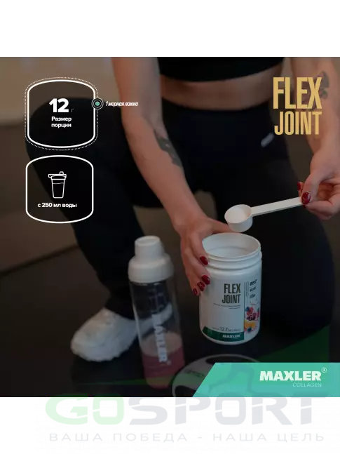 Комплекс хондропротекторов MAXLER Flex Joint 360 г, Фруктовый пунш Комплекс хондропротекторов MAXLER Flex Joint 360 г, Фруктовый пунш