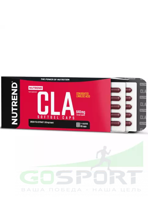 CLA, КЛА NUTREND CLA SOFTGEL CAPS 60 капсул CLA, КЛА NUTREND CLA SOFTGEL CAPS 60 капсул