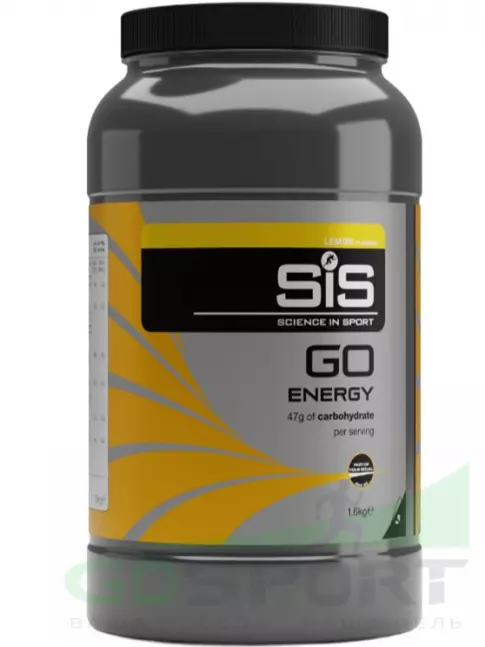 Углеводная загрузка SCIENCE IN SPORT (SiS) GO Energy Powder 1600 г, Лимон