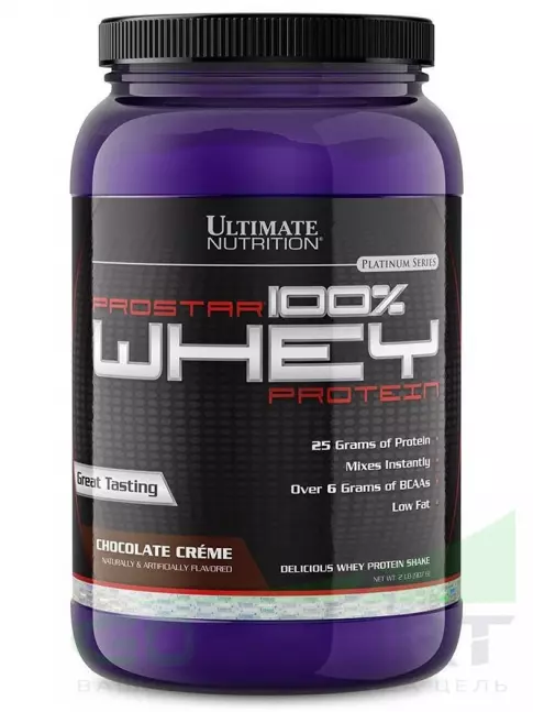 Сывороточный протеин Ultimate Nutrition Prostar Whey 907 г, Шоколадный крем