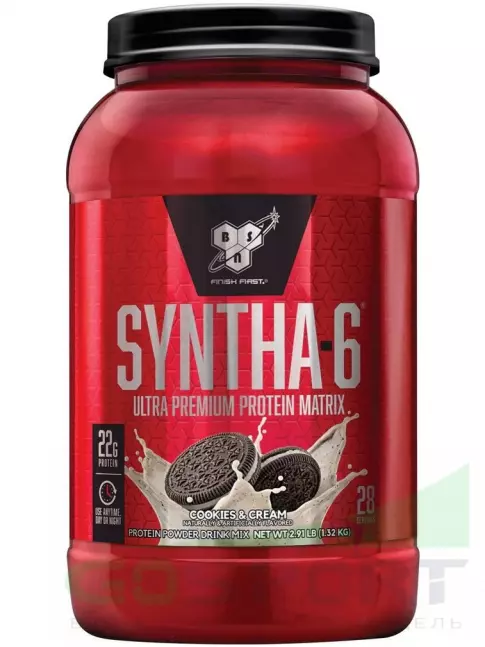 Комплексный протеин BSN SYNTHA-6 1320 г, Печенье с кремом Комплексный протеин BSN SYNTHA-6 1320 г, Печенье с кремом