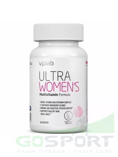 Витамины для женщин VP Laboratory ULTRA WOMEN'S 60 каплет Витамины для женщин VP Laboratory ULTRA WOMEN'S 60 каплет