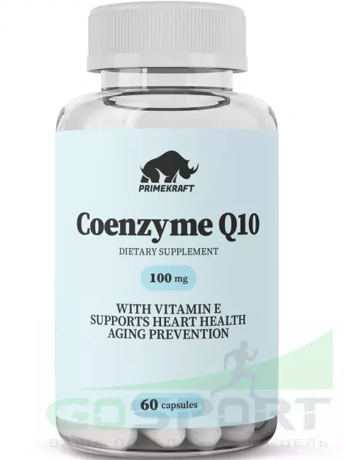 Коэнзим Q10 PRIMEKRAFT Coenzyme Q10 100 mg 60 веган капсул Коэнзим Q10 PRIMEKRAFT Coenzyme Q10 100 mg 60 веган капсул