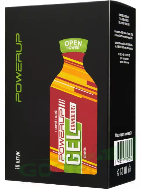 Энергетический гель питьевой Powerup GEL NEO Classic 10 x 35 г, Клюква Энергетический гель питьевой Powerup GEL NEO Classic 10 x 35 г, Клюква