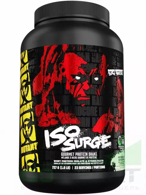 Изолят протеина Mutant Iso Surge 727 г, Мятный с шоколадной крошкой Изолят протеина Mutant Iso Surge 727 г, Мятный с шоколадной крошкой