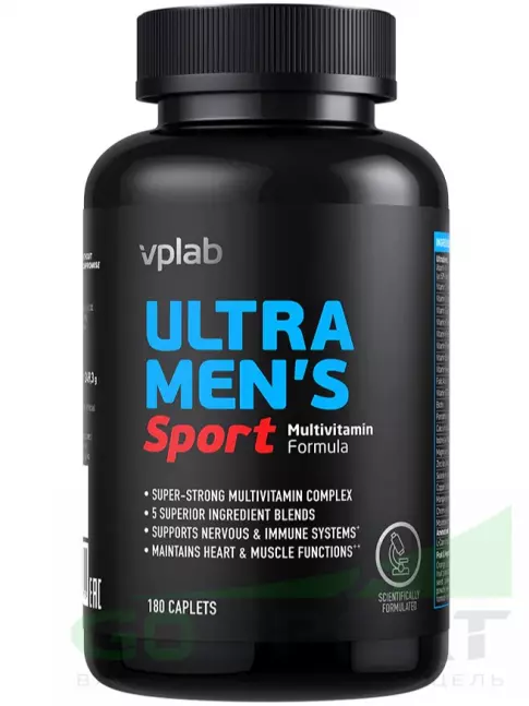 Витамины для мужчин VP Laboratory ULTRA MEN'S SPORT 180 каплет Витамины для мужчин VP Laboratory ULTRA MEN'S SPORT 180 каплет