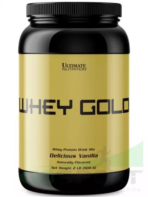 Сывороточный протеин Ultimate Nutrition Whey Gold 908 г, Ваниль Сывороточный протеин Ultimate Nutrition Whey Gold 908 г, Ваниль