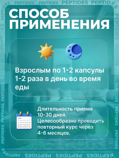 Пептиды Хавинсона PEPTIDES Пинеалон (Pinealon) 60 капсул Пептиды Хавинсона PEPTIDES Пинеалон (Pinealon) 60 капсул