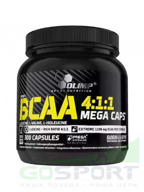 BCAA 4:1:1 OLIMP BCAA PROFI 4:1:1 MEGA CAPS 300 капсул, Нейтральный BCAA 4:1:1 OLIMP BCAA PROFI 4:1:1 MEGA CAPS 300 капсул, Нейтральный
