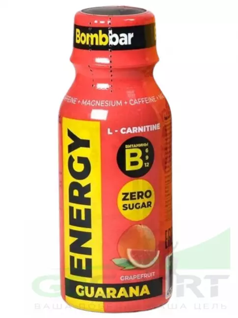 L-Карнитин жидкий BombBar SHOT Energy L-Carnitine Guarana 100 мл, Грейпфрут L-Карнитин жидкий BombBar SHOT Energy L-Carnitine Guarana 100 мл, Грейпфрут