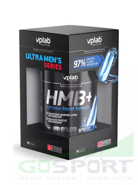 HMB VP Laboratory Ultra Men's Series HMB+ 90 капс, Нейтральный HMB VP Laboratory Ultra Men's Series HMB+ 90 капс, Нейтральный