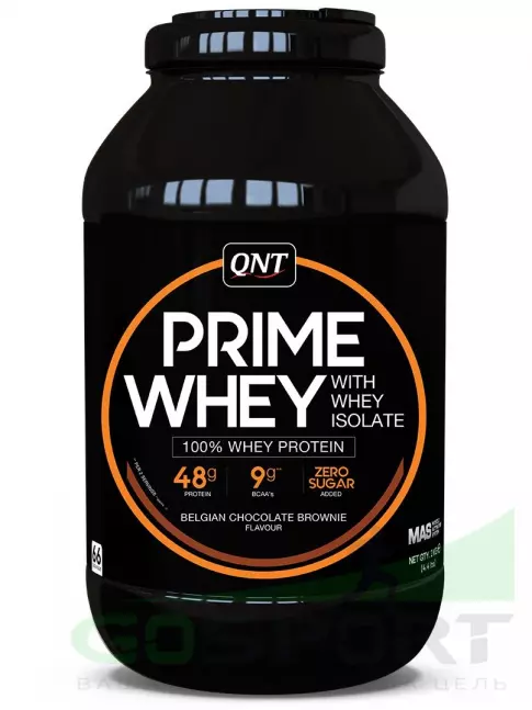 Комплексный протеин QNT PRIME WHEY 2000 г, Бельгийский шоколад брауни Комплексный протеин QNT PRIME WHEY 2000 г, Бельгийский шоколад брауни