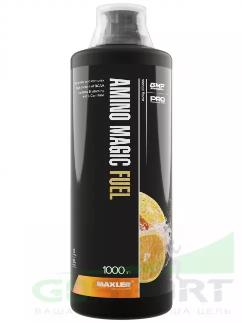 Жидкие аминокислоты MAXLER Amino Magic Fuel 1000 мл, Апельсин Жидкие аминокислоты MAXLER Amino Magic Fuel 1000 мл, Апельсин