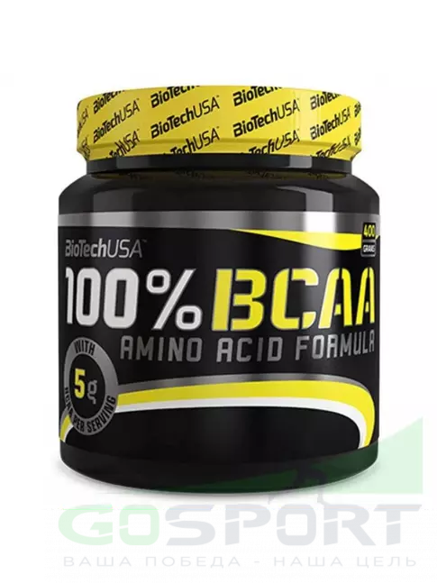 BCAA BioTechUSA 100% BCAA 2:1:1 400 г, Нейтральный BCAA BioTechUSA 100% BCAA 2:1:1 400 г, Нейтральный