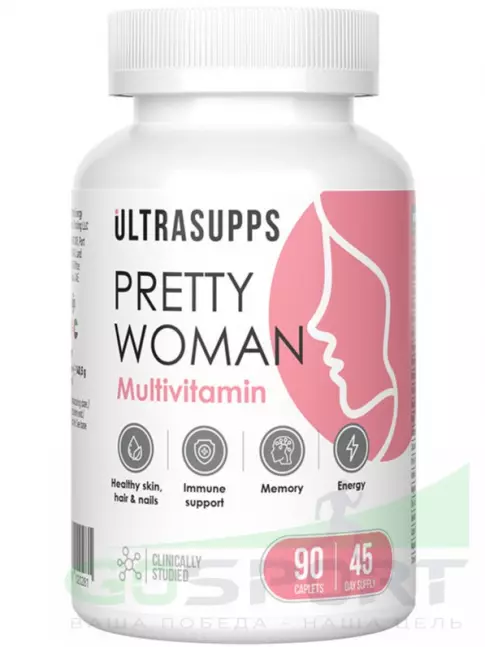 Витамины для женщин UltraSupps Pretty Women Multivitamin 90 каплет