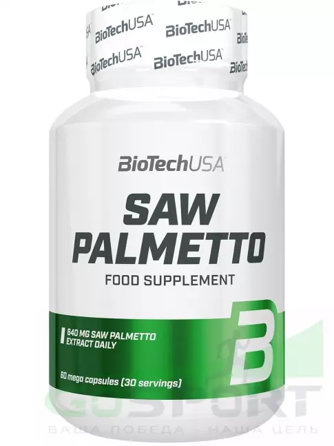 Экстракты BioTechUSA Saw Palmetto 640 mg 60 капсул Экстракты BioTechUSA Saw Palmetto 640 mg 60 капсул