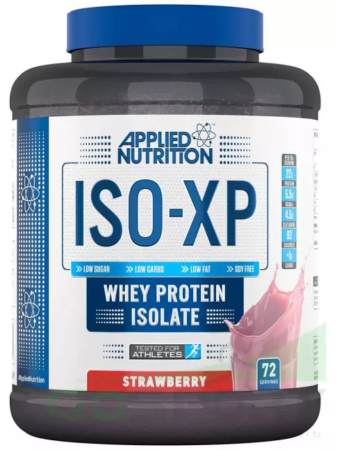 Сывороточный протеин APPLIED NUTRITION ISO-XP сывороточный изолят 1800 г, Клубника Сывороточный протеин APPLIED NUTRITION ISO-XP сывороточный изолят 1800 г, Клубника