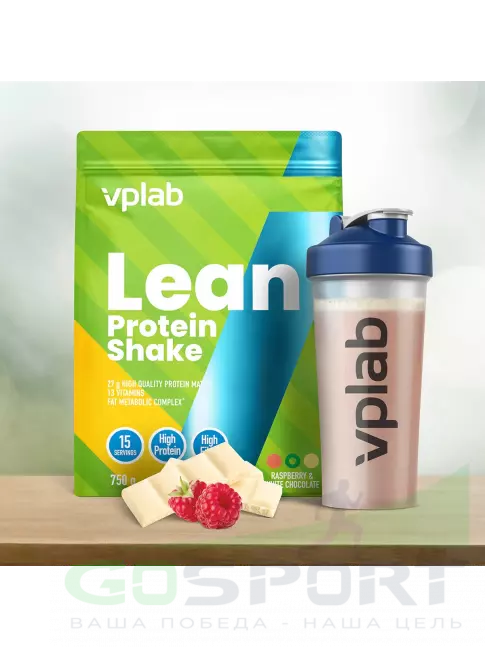 Комплексный протеин VP Laboratory LEAN PROTEIN SHAKE 750 г, Малина-белый шоколад Комплексный протеин VP Laboratory LEAN PROTEIN SHAKE 750 г, Малина-белый шоколад