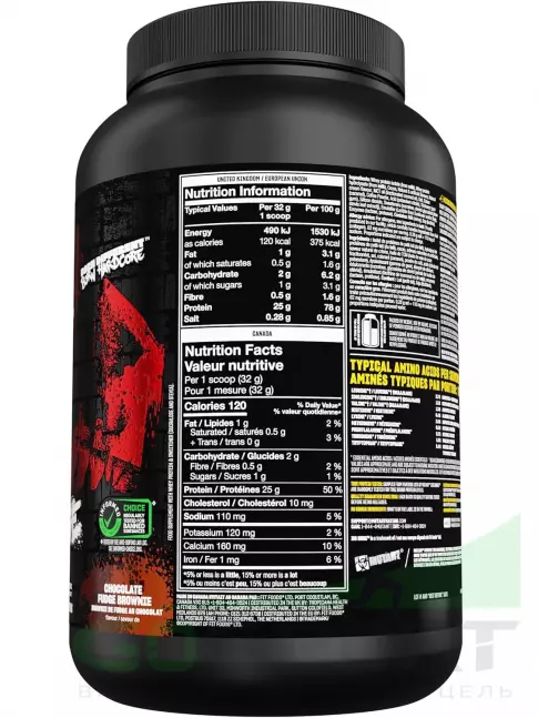 Изолят протеина Mutant Iso Surge 727 г, Шоколадный Брауни Изолят протеина Mutant Iso Surge 727 г, Шоколадный Брауни