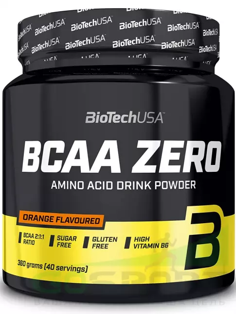 BCAA BioTechUSA BCAA Zero 2:1:1 360 г, Апельсин BCAA BioTechUSA BCAA Zero 2:1:1 360 г, Апельсин
