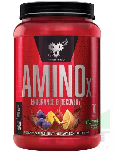 Аминокислоты BSN Amino-X 2:1:1 1020 г, Фруктовый пунш Аминокислоты BSN Amino-X 2:1:1 1020 г, Фруктовый пунш