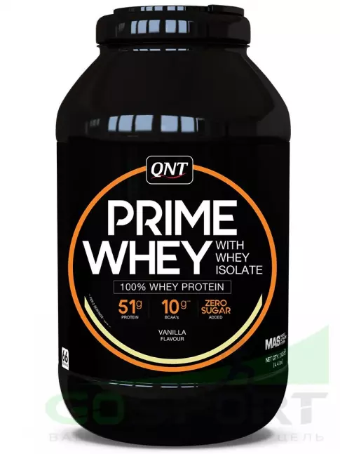 Комплексный протеин QNT PRIME WHEY 2000 г, Ваниль Комплексный протеин QNT PRIME WHEY 2000 г, Ваниль