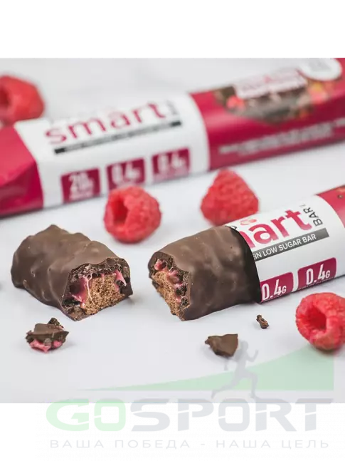 Протеиновый батончик PhD Nutrition Smart Bar 12 x 64 г, Тёмный шоколад / Малина Протеиновый батончик PhD Nutrition Smart Bar 12 x 64 г, Тёмный шоколад / Малина