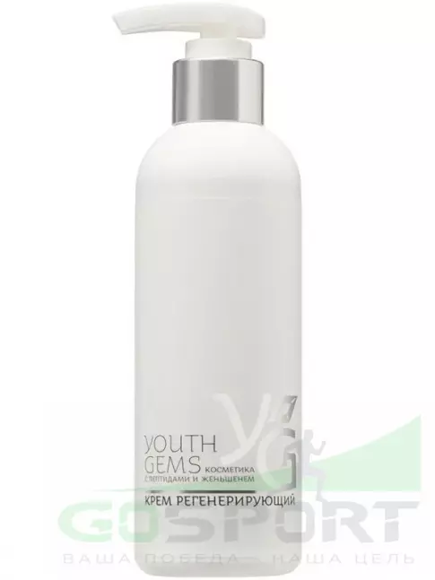 Кремы, гели для лица PEPTIDES YOUTH GEMS PRO Крем регенерирующий 200 мл