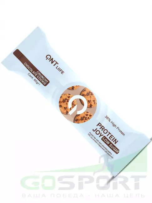 Протеиновый батончик QNT PROTEIN JOY BAR 12 x 60 г, Печенье с Кремом Протеиновый батончик QNT PROTEIN JOY BAR 12 x 60 г, Печенье с Кремом
