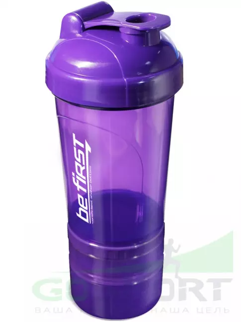 Шейкер 600 мл Be First Shaker 3in1 TS1352 500 мл, Фиолетовый Шейкер 600 мл Be First Shaker 3in1 TS1352 500 мл, Фиолетовый
