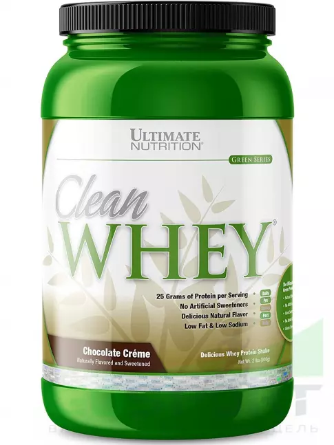 Сывороточный протеин Ultimate Nutrition Clean Whey Protein Blend 910 г, Шоколадный крем Сывороточный протеин Ultimate Nutrition Clean Whey Protein Blend 910 г, Шоколадный крем