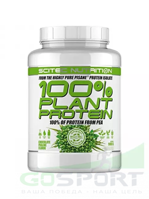Протеин для веганов Scitec Nutrition 100% Plant Protein 900 г, Шоколадное пралине Протеин для веганов Scitec Nutrition 100% Plant Protein 900 г, Шоколадное пралине