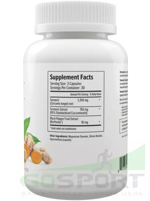 Для иммунитета MAXLER Turmeric Curcumin with Bioperine 90 веган капсул Для иммунитета MAXLER Turmeric Curcumin with Bioperine 90 веган капсул