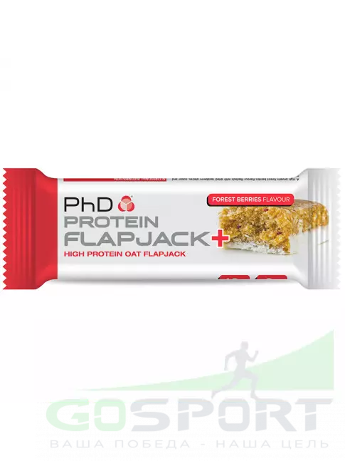 Протеиновый батончик PhD Nutrition Flapjack Bar 75 г, Лесные ягоды Протеиновый батончик PhD Nutrition Flapjack Bar 75 г, Лесные ягоды