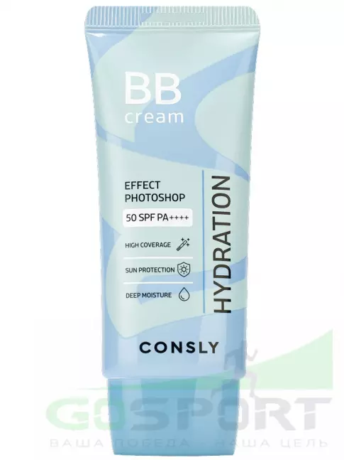 BB-кремы CONSLY BB крем PHOTOSHOP Hyaluronic acid + Niacinamide Moisturizing BB cream 50 мл BB-кремы CONSLY BB крем PHOTOSHOP Hyaluronic acid + Niacinamide Moisturizing BB cream 50 мл