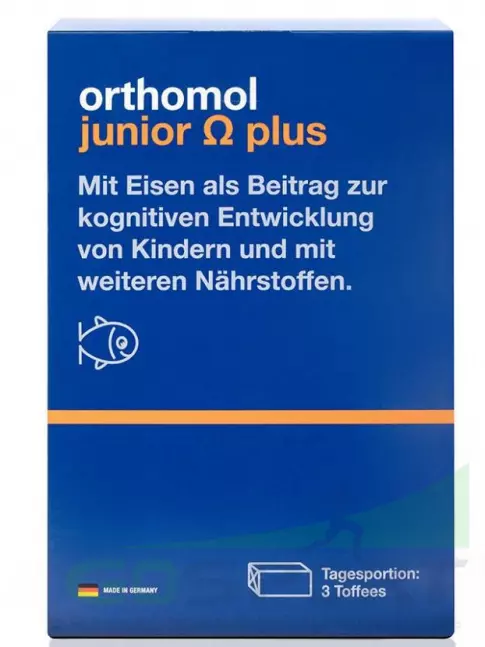 Омега-3 Orthomol Junior Omega plus курс 30 дней Омега-3 Orthomol Junior Omega plus курс 30 дней
