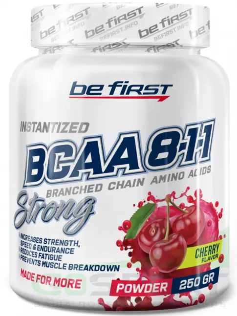 BCAA  8:1:1 Be First BCAA 8:1:1 Instantized powder 250 г, Вишня