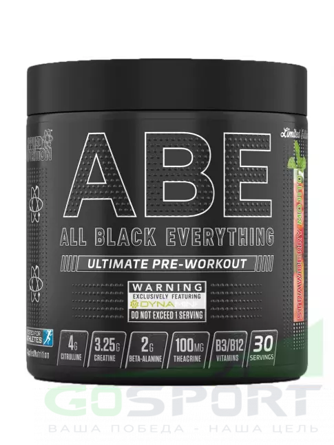 Предтреник в порошке APPLIED NUTRITION ABE - Pre-Workout 315 г, Клубника - Мохито
