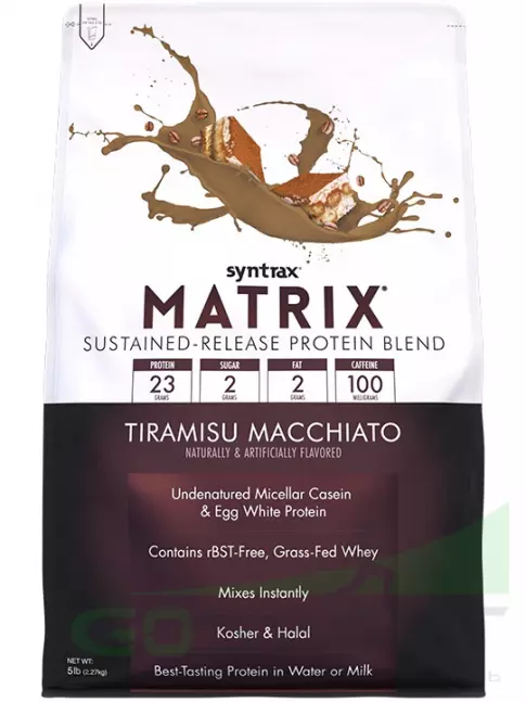 Комплексный протеин SYNTRAX Matrix 2270 г, Тирамису Макиато Комплексный протеин SYNTRAX Matrix 2270 г, Тирамису Макиато