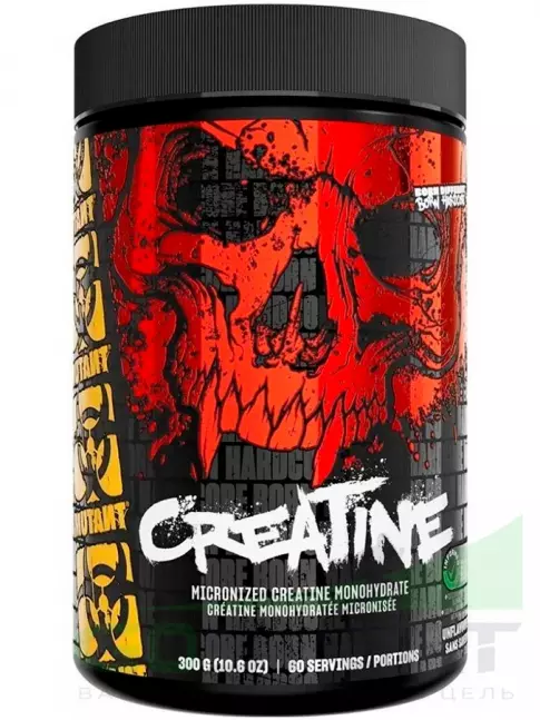 Микронизированный креатин Mutant Creatine 300 г, Без вкуса Микронизированный креатин Mutant Creatine 300 г, Без вкуса