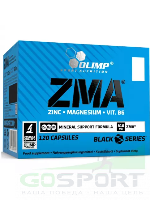Магний+цинк+B6 OLIMP ZMA-olymp 120 капсул, Нейтральный Магний+цинк+B6 OLIMP ZMA-olymp 120 капсул, Нейтральный