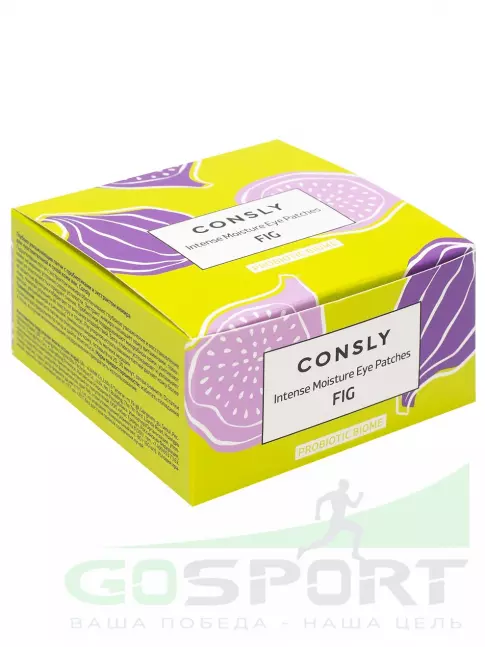 Патчи CONSLY Probiotic Biome Intense Moisture Fig Hydrogel Eye Patches 60 шт Патчи CONSLY Probiotic Biome Intense Moisture Fig Hydrogel Eye Patches 60 шт