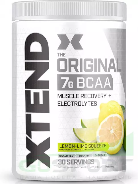 BCAA Xtend Xtend Original 2:1:1 375-432 г, Лимонно-лаймовый сок BCAA Xtend Xtend Original 2:1:1 375-432 г, Лимонно-лаймовый сок